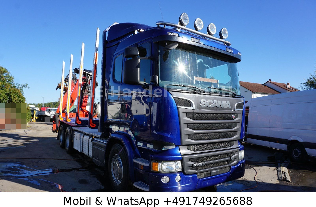 Scania R580 V8 LL 6x4 Palfinger-M120Z79 *Retarder/ACC - Logging truck, Crane truck: picture 1 Scania R580 V8 LL 6x4 Palfinger-M120Z79 *Retarder/ACC - Logging truck, Crane truck: picture 1
