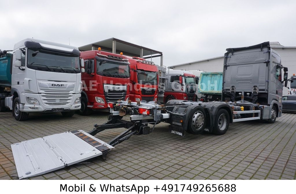 Scania S450 HighLine LL BDF *Retarder/Lenk+Lift/LBW/AHK - Container transporter/ Swap body truck: picture 3 Scania S450 HighLine LL BDF *Retarder/Lenk+Lift/LBW/AHK - Container transporter/ Swap body truck: picture 3