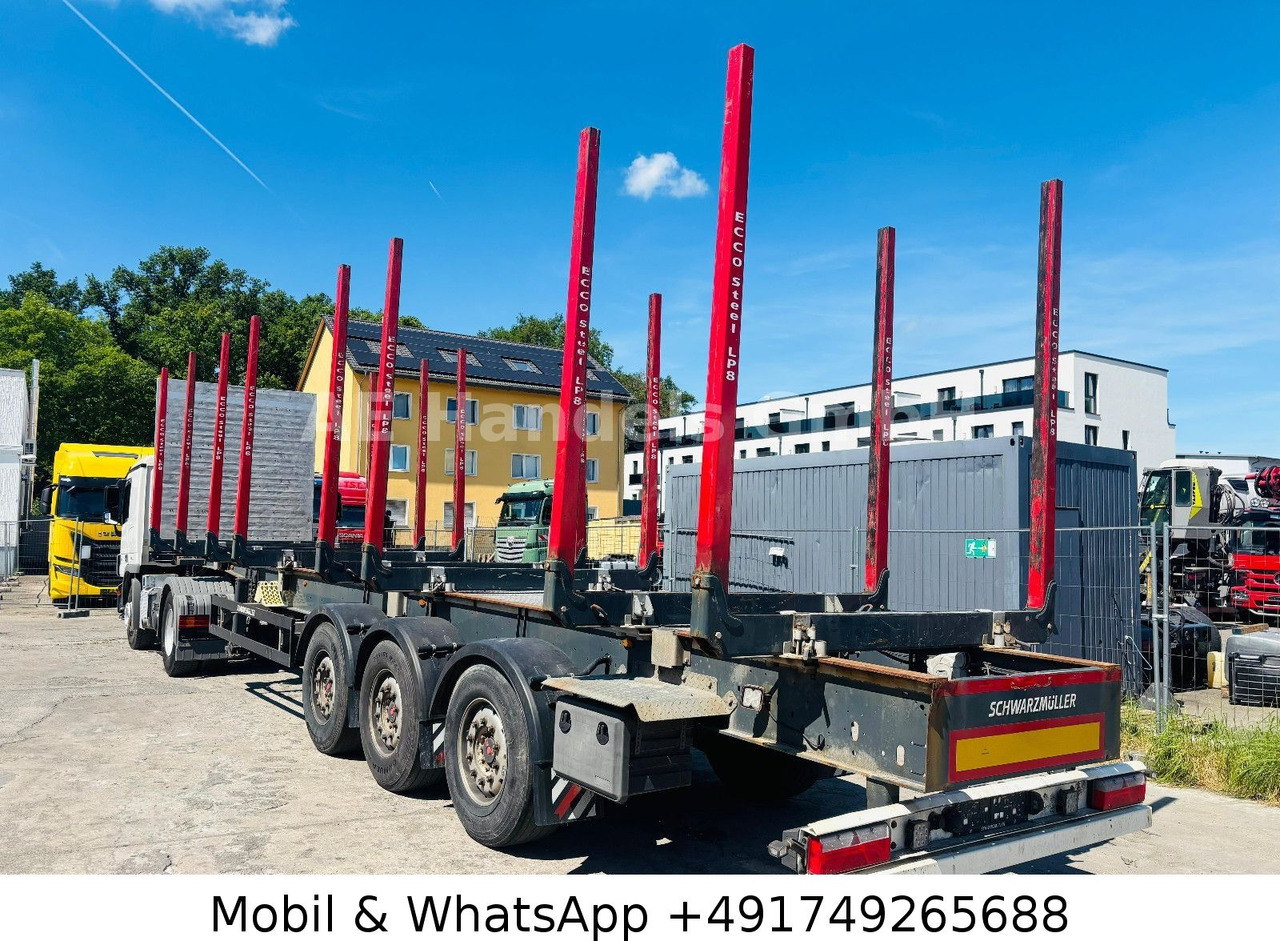 Schwarzmüller S1 Y-Serie Lang-Holz *8x Rungen/Liftachse/Alcoa - Logging semi-trailer: picture 4 Schwarzmüller S1 Y-Serie Lang-Holz *8x Rungen/Liftachse/Alcoa - Logging semi-trailer: picture 4