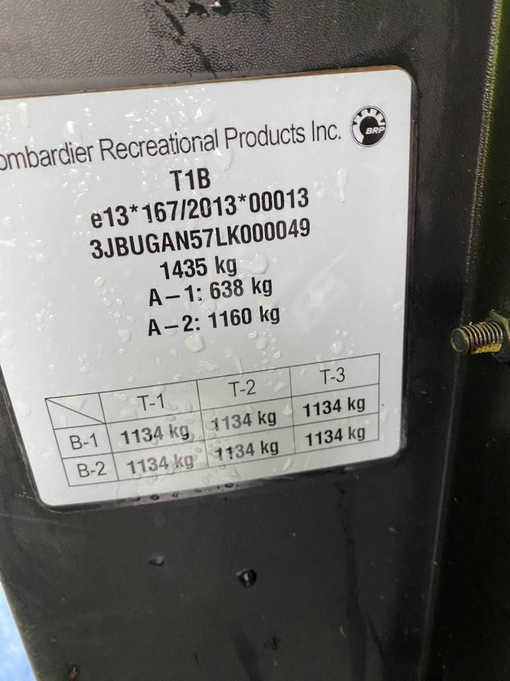 Side-by-side/ ATV Bombardier CAN-AM / BOMBARDIER BRP HD8 endommagé: picture 7 Side-by-side/ ATV Bombardier CAN-AM / BOMBARDIER BRP HD8 endommagé: picture 7