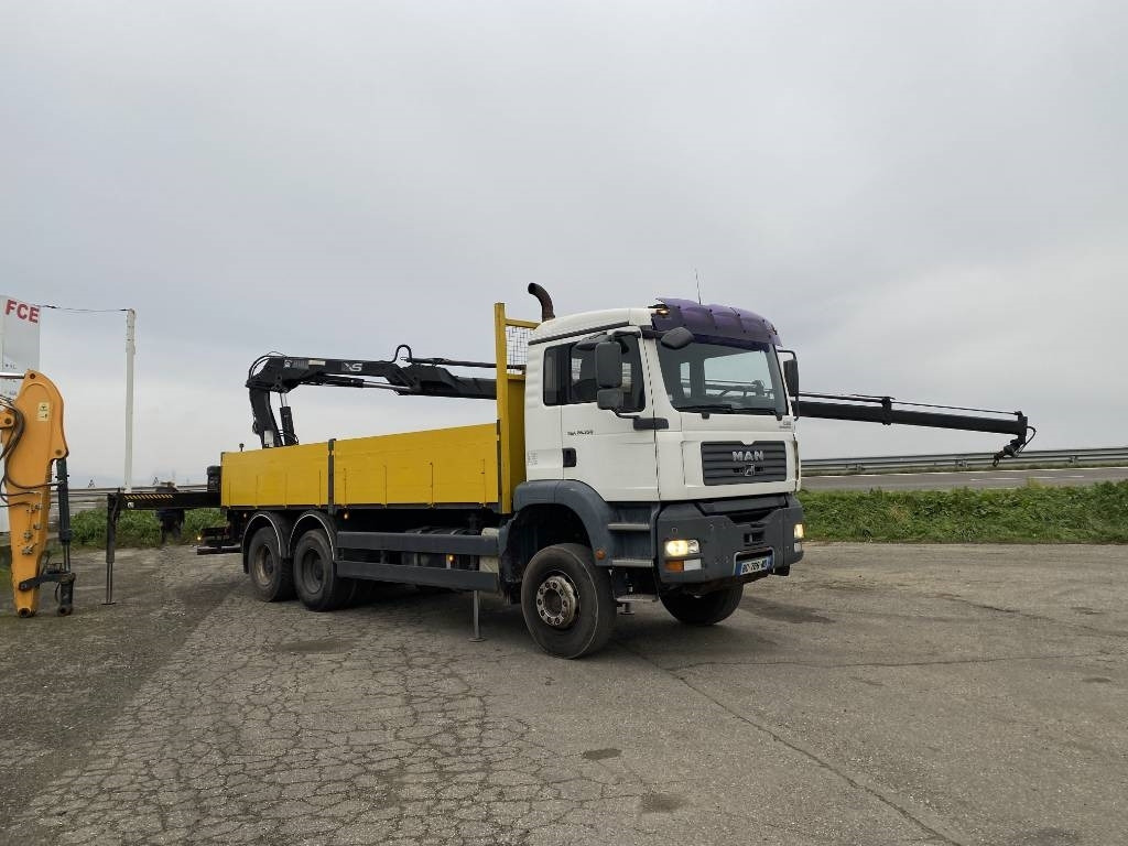 MAN TGA 36.350 /HIAB 166E4 Non Accidenté - Dropside/ Flatbed truck: picture 5 MAN TGA 36.350 /HIAB 166E4 Non Accidenté - Dropside/ Flatbed truck: picture 5