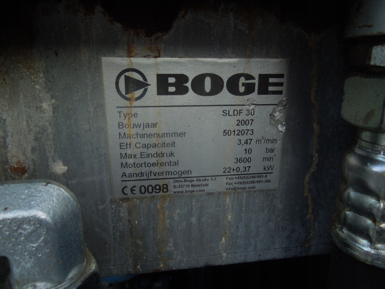BOGE SLDF30 - Air compressor: picture 4 BOGE SLDF30 - Air compressor: picture 4