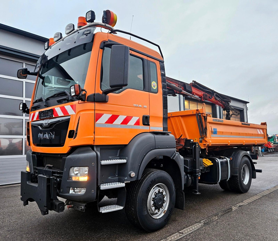 MAN TGS 18.320 4x4 BL Atlas Kran Euro6 Winterdienst - Tipper, Crane truck: picture 1 MAN TGS 18.320 4x4 BL Atlas Kran Euro6 Winterdienst - Tipper, Crane truck: picture 1