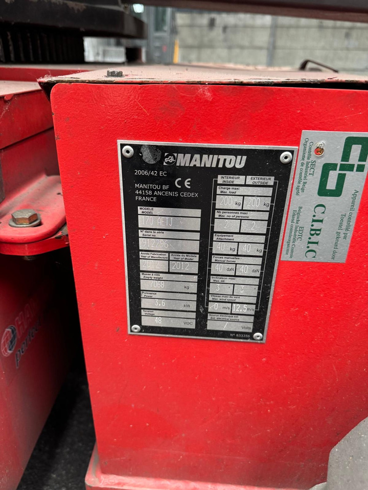 Articulated boom MANITOU AETJ 170: picture 8 Articulated boom MANITOU AETJ 170: picture 8