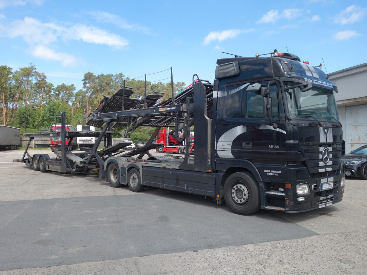 Mercedes-Benz Actros 2446 mit Rolfo für 10 PKW, Retarder - Autotransporter truck: picture 2 Mercedes-Benz Actros 2446 mit Rolfo für 10 PKW, Retarder - Autotransporter truck: picture 2