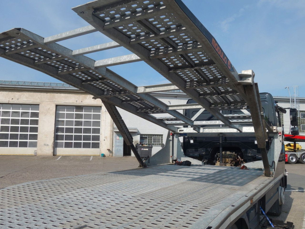 Autotransporter truck Mercedes-Benz Atego 1530 mit Anhänger für 7 PKW: picture 12