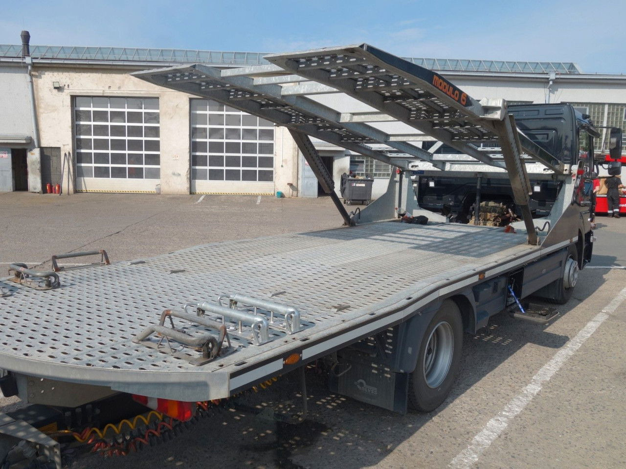 Autotransporter truck Mercedes-Benz Atego 1530 mit Anhänger für 7 PKW: picture 11