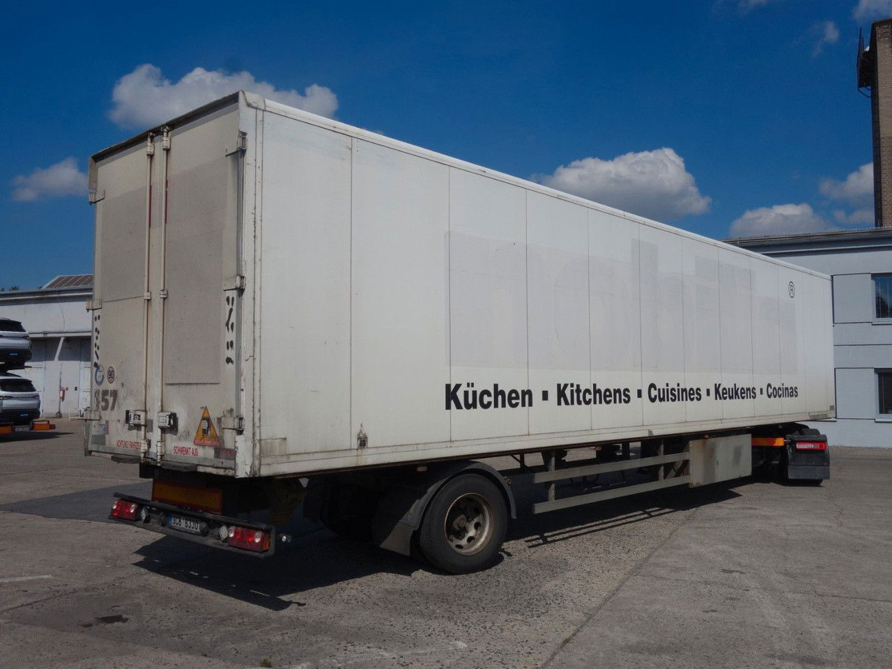 WEKA Weka, 1 Achse, Lenkachse 1 Achse, Lenkachse - Closed box semi-trailer: picture 5 WEKA Weka, 1 Achse, Lenkachse 1 Achse, Lenkachse - Closed box semi-trailer: picture 5