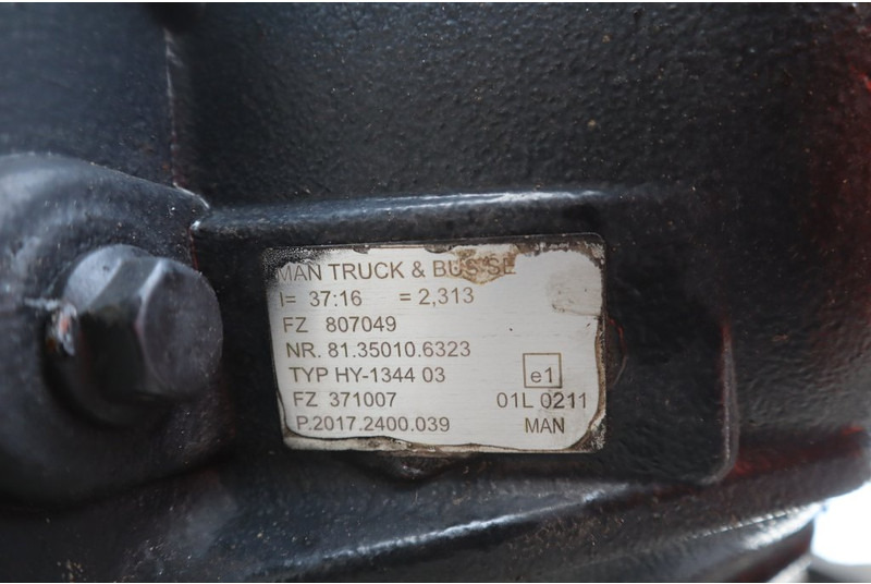 MAN HY-1344-03 I=2.31 37/16 - Rear axle for Truck: picture 4 MAN HY-1344-03 I=2.31 37/16 - Rear axle for Truck: picture 4