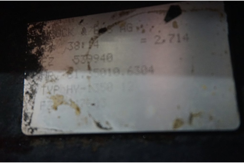 MAN HY-1350-12 38/14 - Rear axle for Truck: picture 5 MAN HY-1350-12 38/14 - Rear axle for Truck: picture 5