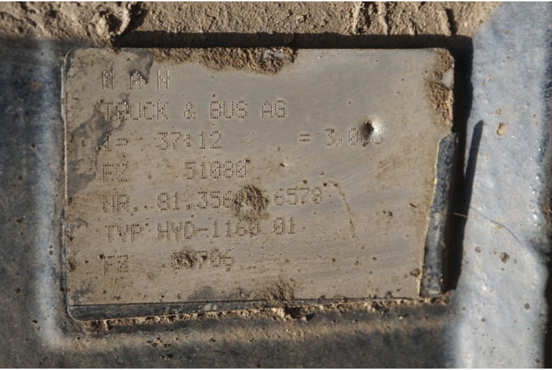 MAN HYD-1160-01 37/12 - Rear axle for Truck: picture 3 MAN HYD-1160-01 37/12 - Rear axle for Truck: picture 3