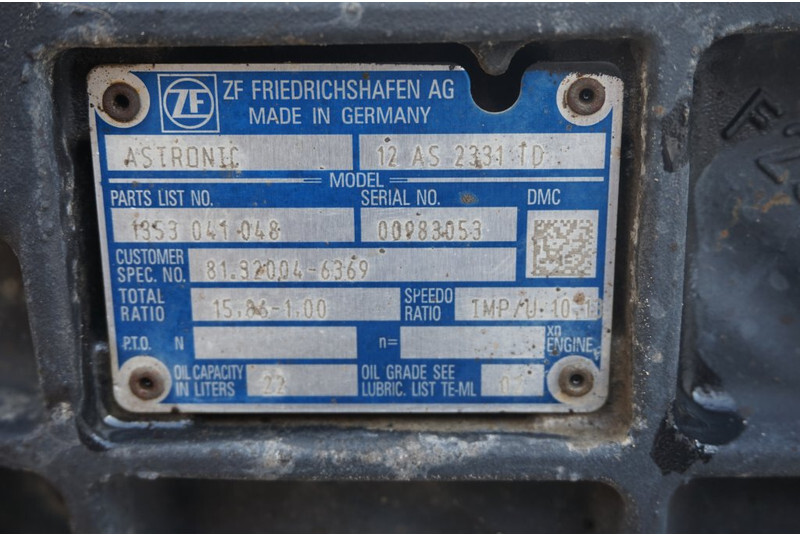 ZF 12AS2131TD+INT3 - Gearbox for Truck: picture 5 ZF 12AS2131TD+INT3 - Gearbox for Truck: picture 5