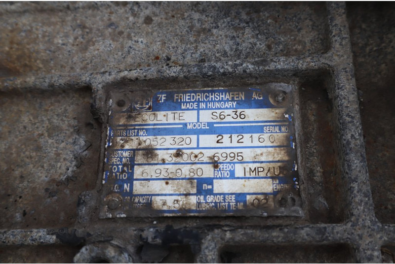 ZF S6-36 - Gearbox for Truck: picture 5 ZF S6-36 - Gearbox for Truck: picture 5