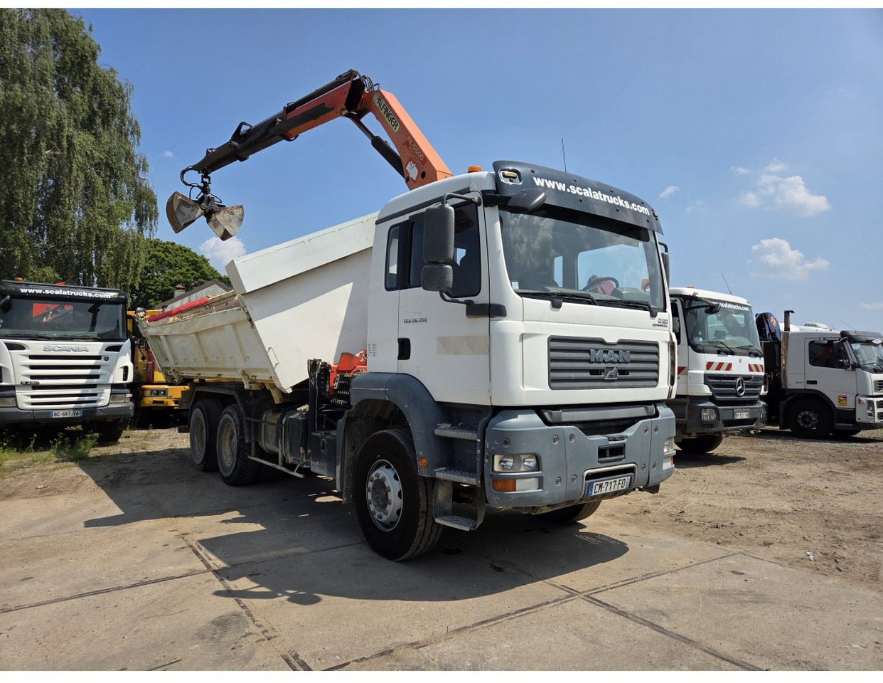 Tipper, Crane truck MAN TGA 26.350 6X4 BORDMATIC TIPPER CRANE PALFINGER PK15500: picture 6 Tipper, Crane truck MAN TGA 26.350 6X4 BORDMATIC TIPPER CRANE PALFINGER PK15500: picture 6