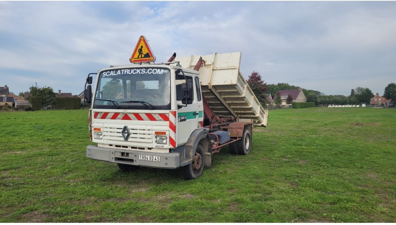 Hook lift truck Renault Midliner 140 4x2 Euro 0 polybenne Containersystem Truck: picture 1