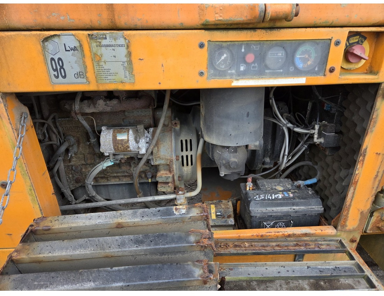 Dropside/ Flatbed truck, Crane truck Renault Premium 300 MECHANICAL PUMP OPEN BOX COMPRESSOR CRANE EFFER 140/2S: picture 9