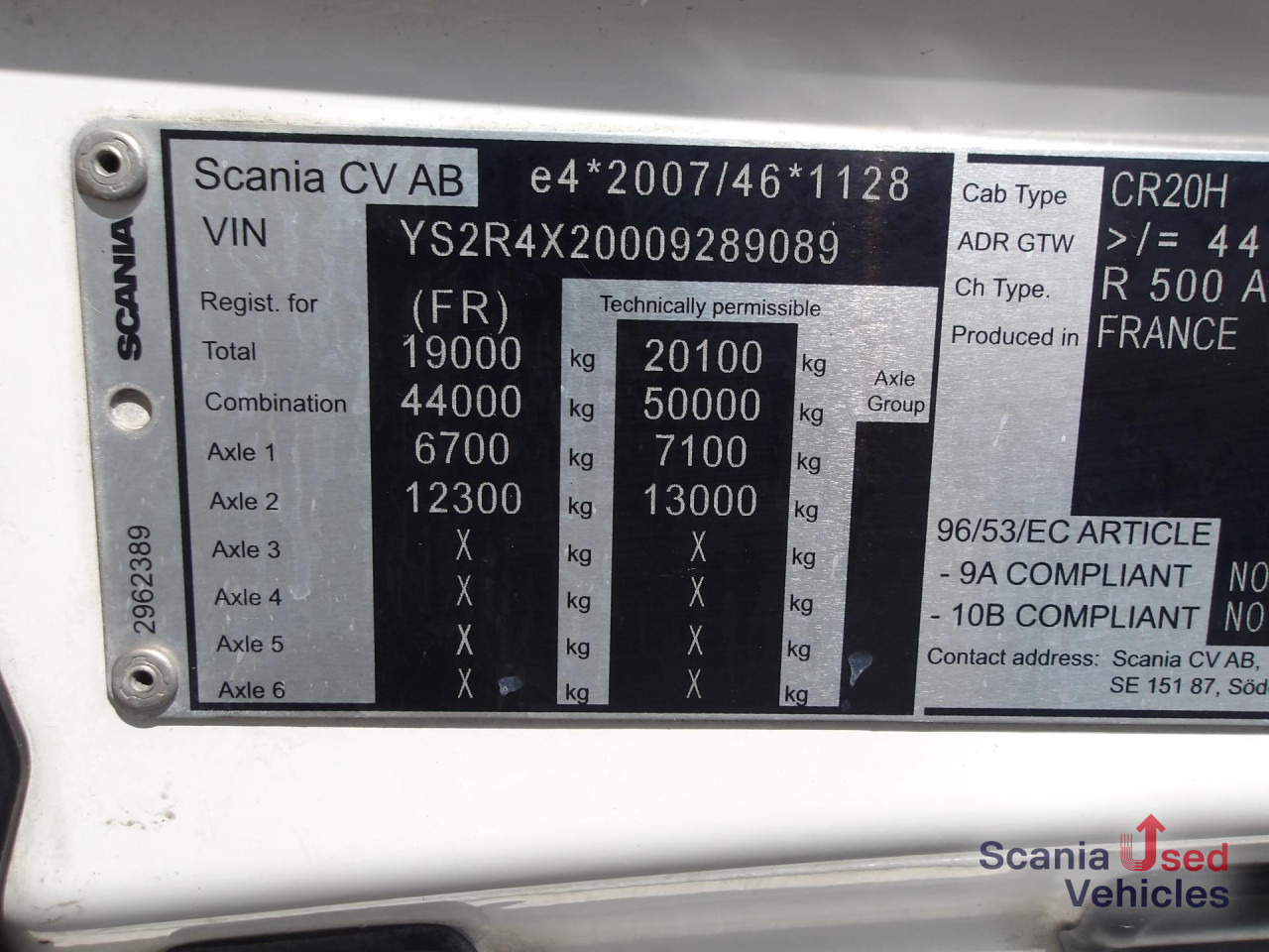Tractor unit SCANIA R 500 EB - MEGA - HIGHLINE - SCR ONLY - ACC: picture 7