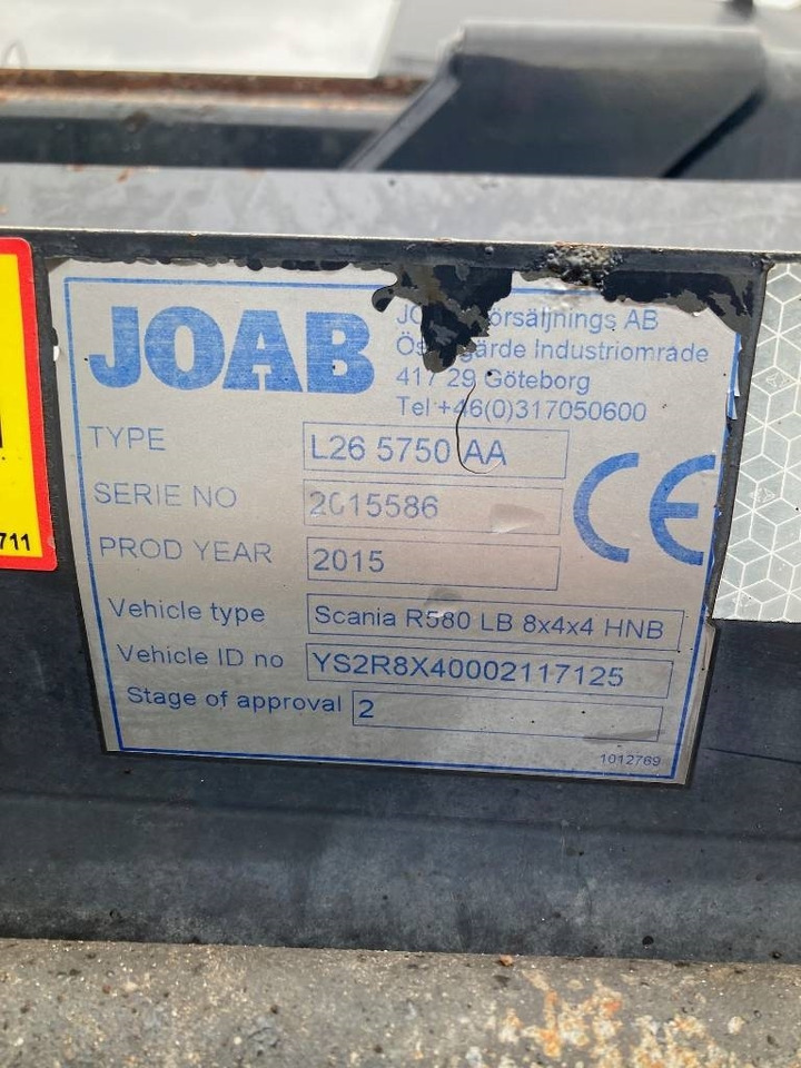 Joab L26 5750AA Lastväxlare - Hook lift/ Skip loader system: picture 3 Joab L26 5750AA Lastväxlare - Hook lift/ Skip loader system: picture 3