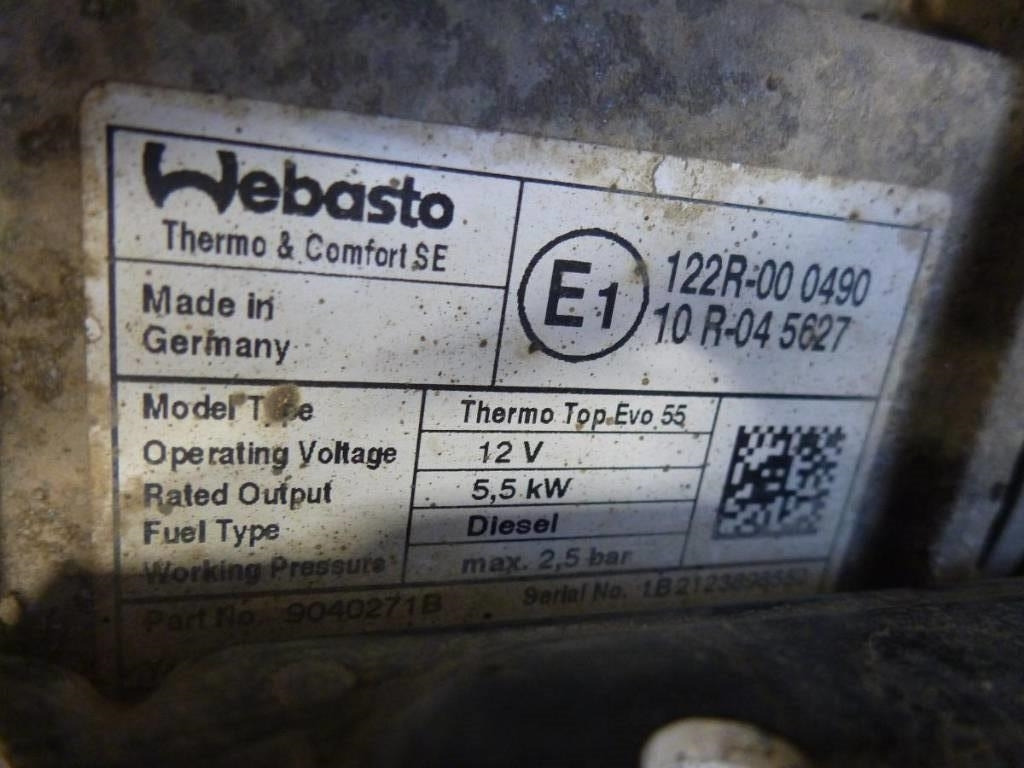 Mercedes-Benz Sprinter Webasto - Radiator for Truck: picture 2 Mercedes-Benz Sprinter Webasto - Radiator for Truck: picture 2
