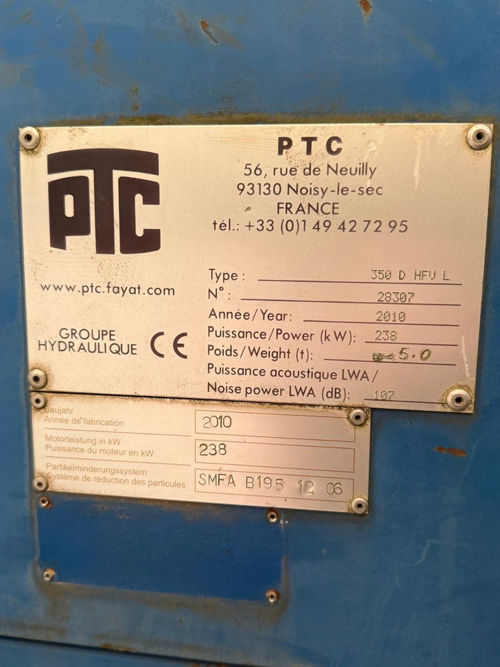 New Construction machinery PTC15 HFVS Vibropackage,PTC 350D HFV L Powerpack: picture 6