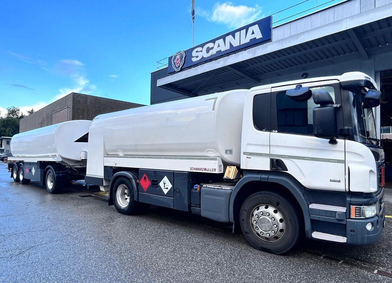 Scania P450 LB 4x2, ADR, Schwarzmueller Anhaenger Fuel - Tank truck: picture 1 Scania P450 LB 4x2, ADR, Schwarzmueller Anhaenger Fuel - Tank truck: picture 1