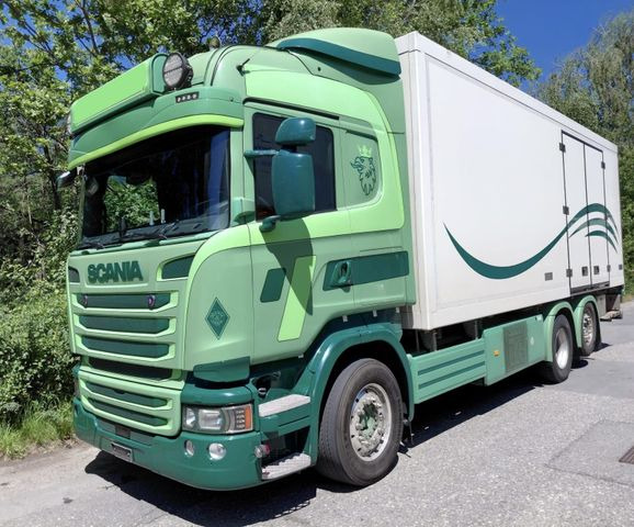 Scania R450 6x2, E6, Thermo King UT 1200, Ladebordwand - Refrigerator truck: picture 1 Scania R450 6x2, E6, Thermo King UT 1200, Ladebordwand - Refrigerator truck: picture 1