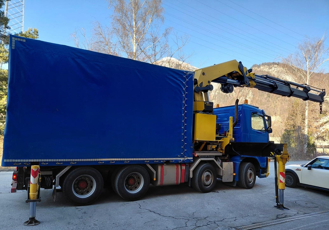 Volvo FH520 8x4R,E5,Palfinger PK100002 + spitz +winch - Crane truck, Curtainsider truck: picture 4 Volvo FH520 8x4R,E5,Palfinger PK100002 + spitz +winch - Crane truck, Curtainsider truck: picture 4