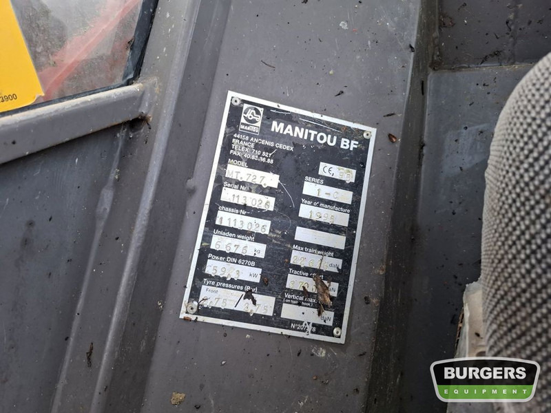 Telescopic handler Manitou MT 727: picture 13