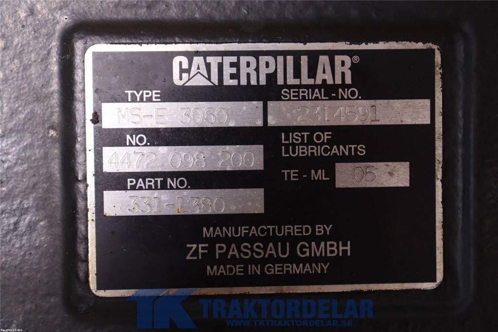 CAT 316 D Framvagn  - Axle and parts for Construction machinery: picture 4 CAT 316 D Framvagn  - Axle and parts for Construction machinery: picture 4