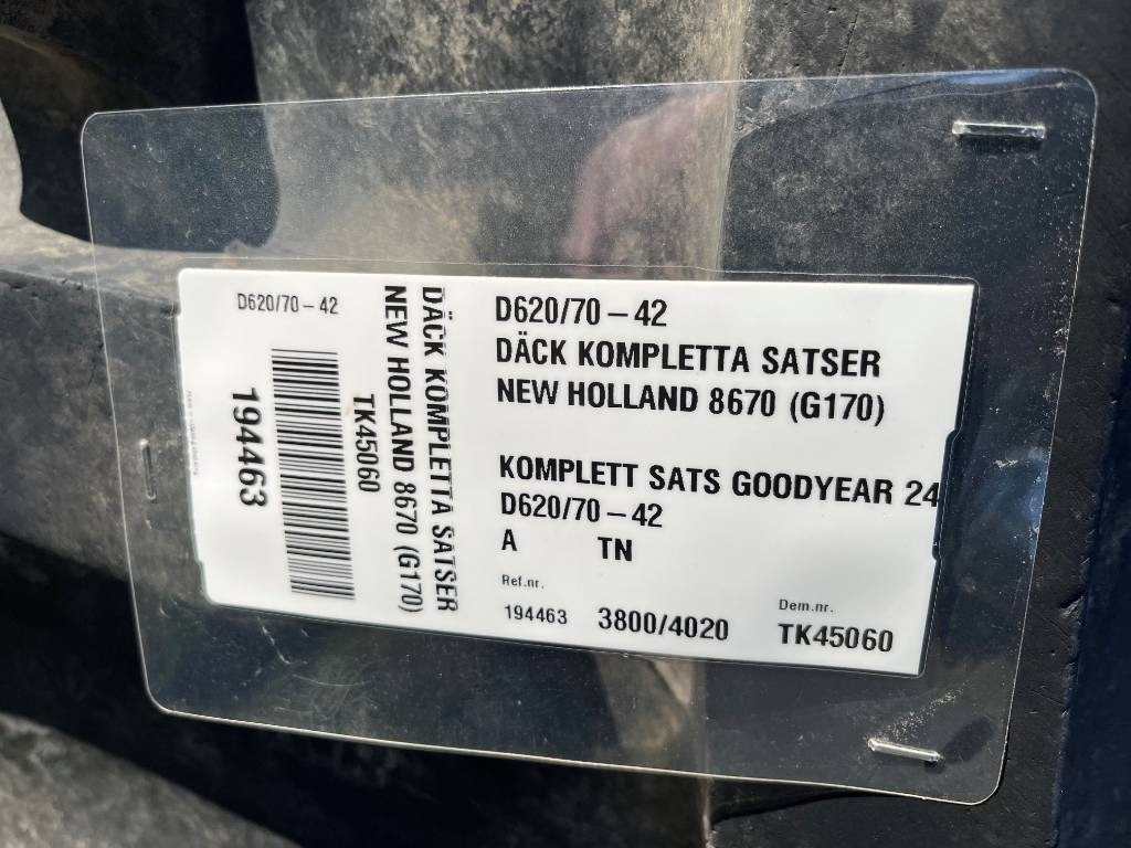 Goodyear 620/70R42 till New Holland / Ford 8670  - Tire for Agricultural machinery: picture 2 Goodyear 620/70R42 till New Holland / Ford 8670  - Tire for Agricultural machinery: picture 2