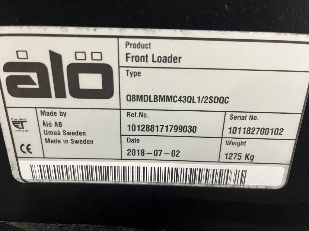 Reservdelar till Ålö Quicke Q8 Lastare / Loader - Front loader for tractor: picture 3 Reservdelar till Ålö Quicke Q8 Lastare / Loader - Front loader for tractor: picture 3