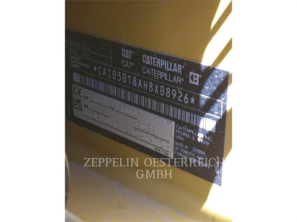 CAT 301.8-05 - Crawler excavator: picture 5 CAT 301.8-05 - Crawler excavator: picture 5