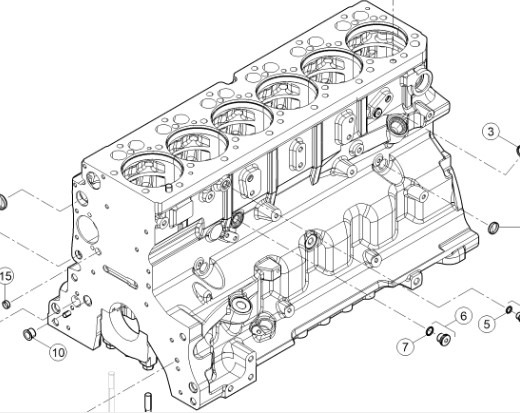 CLAAS Arion 610 660 Blok Silnika CZĘŚCI - Cylinder block for Agricultural machinery: picture 1 CLAAS Arion 610 660 Blok Silnika CZĘŚCI - Cylinder block for Agricultural machinery: picture 1