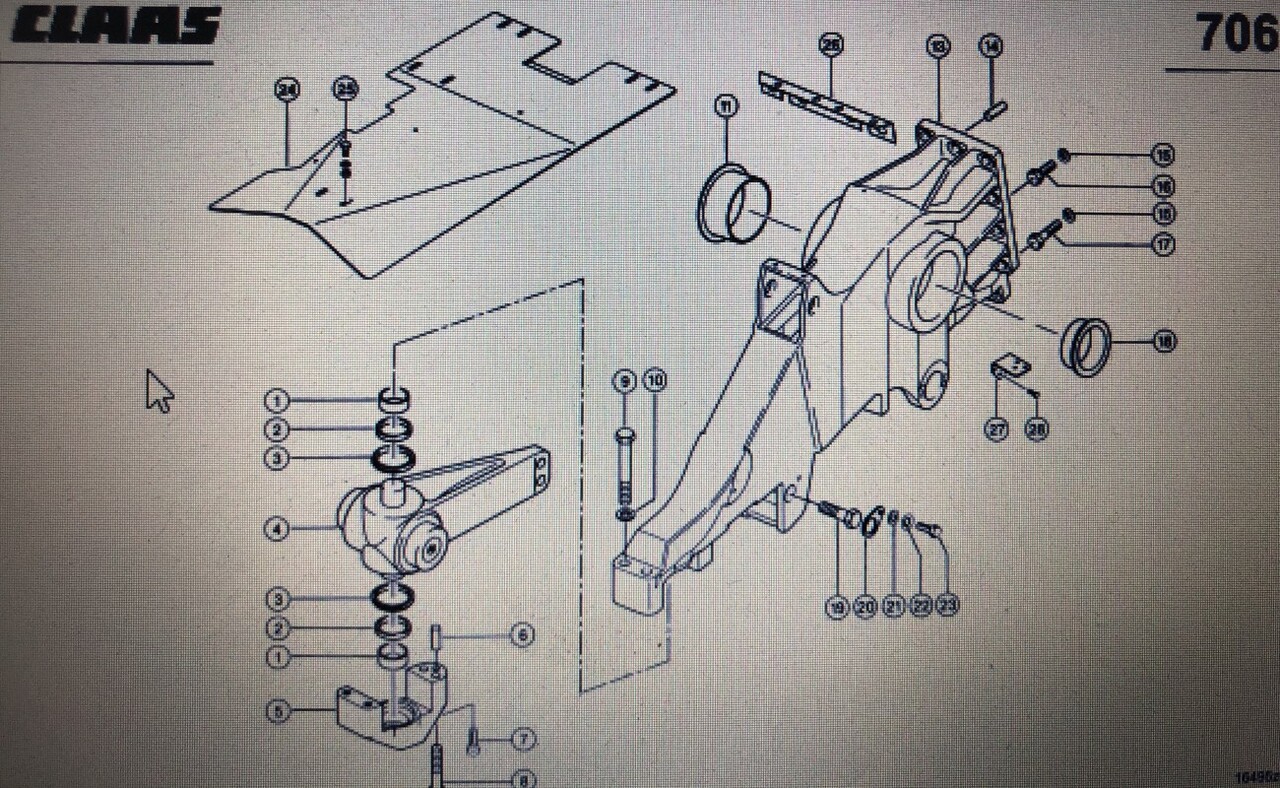 CLAAS LEXION 580 NAPĘD TERRA TRACK - CZĘŚCI - Transmission for Telescopic handler: picture 1 CLAAS LEXION 580 NAPĘD TERRA TRACK - CZĘŚCI - Transmission for Telescopic handler: picture 1