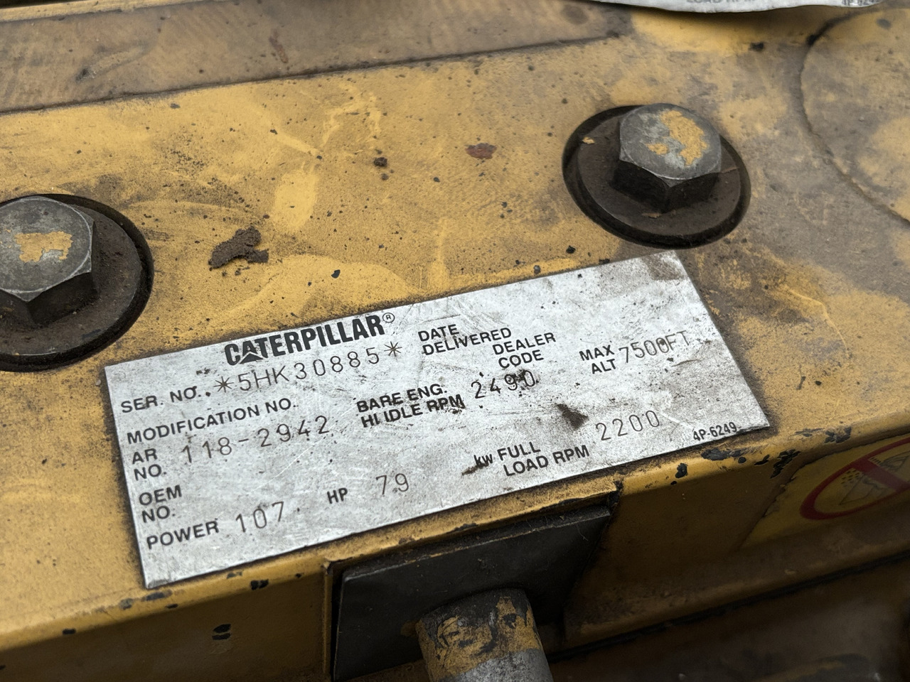 Cat Caterpillar Silnik 3054 560 2015 koni 1994 rok CZĘŚCI 118-2942 - Engine for Construction machinery: picture 3 Cat Caterpillar Silnik 3054 560 2015 koni 1994 rok CZĘŚCI 118-2942 - Engine for Construction machinery: picture 3