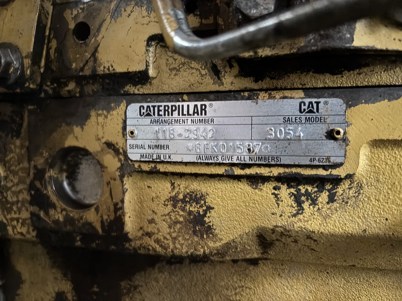 Cat Caterpillar Silnik 3054 560KM 1994 rok CZĘŚCI 118-2942 - Engine for Construction machinery: picture 3 Cat Caterpillar Silnik 3054 560KM 1994 rok CZĘŚCI 118-2942 - Engine for Construction machinery: picture 3