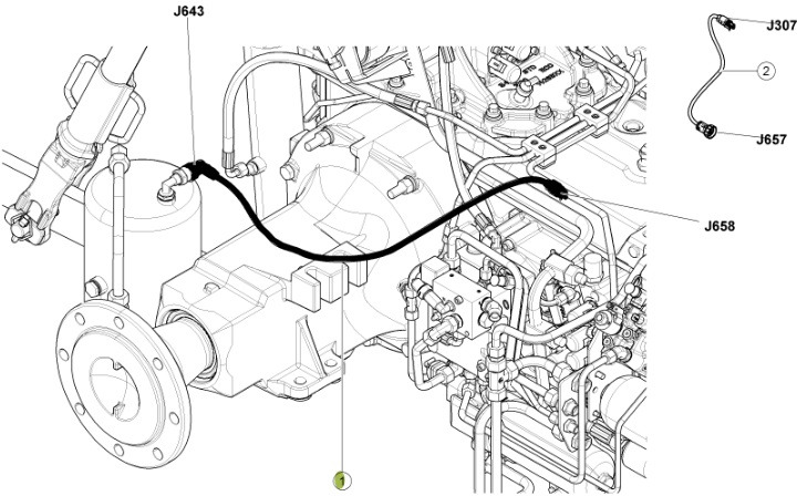 Claas Arion 550-520 650-620 - kabel wiązka elektryczna 0021581981 0021581982 - Cables/ Wire harness for Farm tractor: picture 4 Claas Arion 550-520 650-620 - kabel wiązka elektryczna 0021581981 0021581982 - Cables/ Wire harness for Farm tractor: picture 4