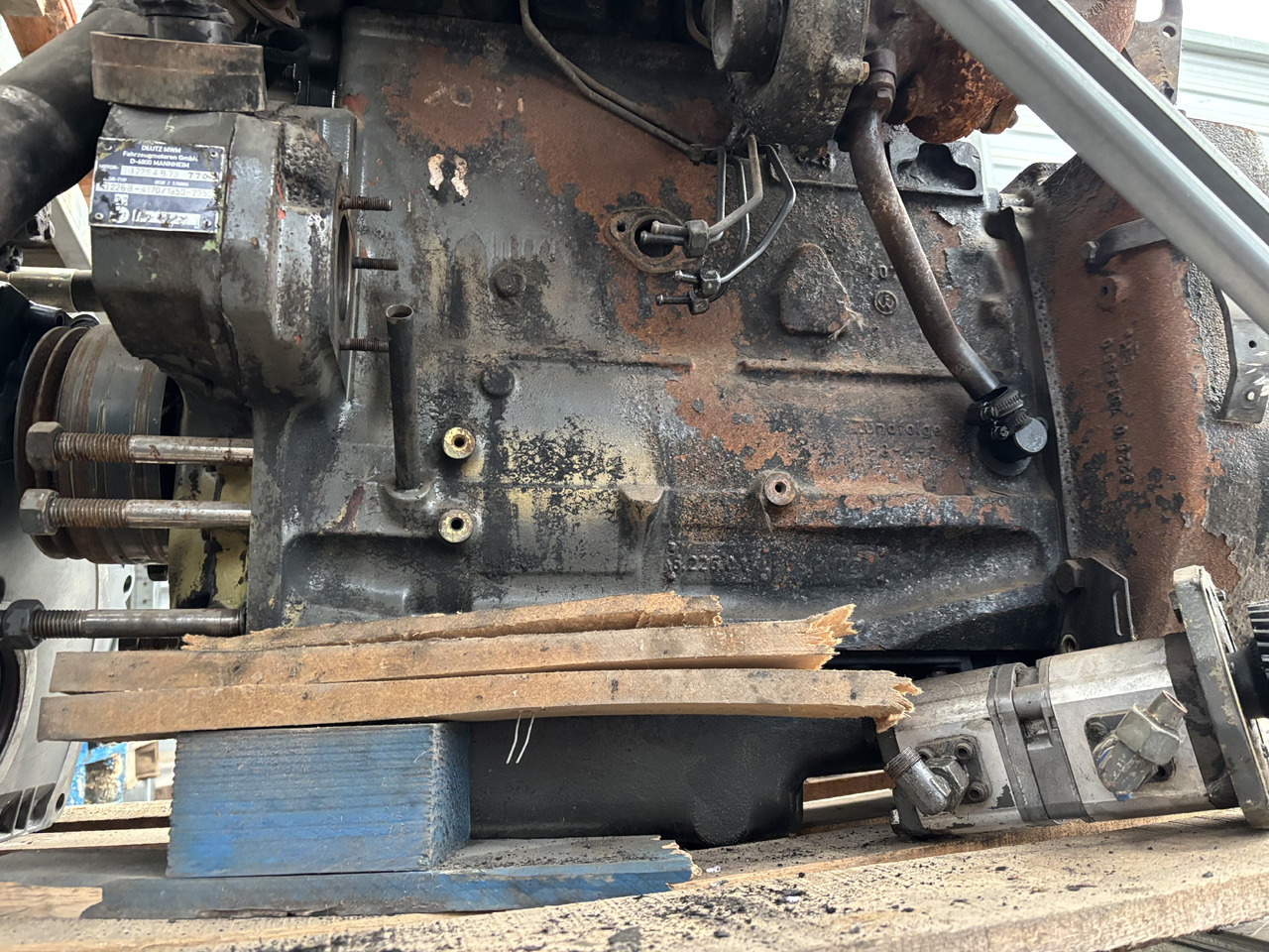 Fendt 309 Deutz TD226-B4 MWM Silnik Blok Pokrywa Obudowa Koło Zamachowe Miska Olejowa CZĘŚCI - Flywheel for Agricultural machinery: picture 5 Fendt 309 Deutz TD226-B4 MWM Silnik Blok Pokrywa Obudowa Koło Zamachowe Miska Olejowa CZĘŚCI - Flywheel for Agricultural machinery: picture 5