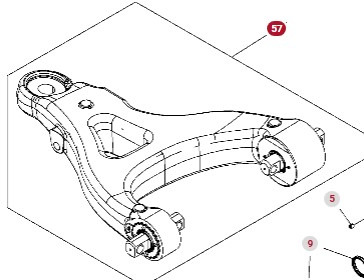Fendt 930 933 936 939 942 GEN 7 Wahacz Dolny Prawy CZĘŚCI H218PF050047A - Steel suspension for Agricultural machinery: picture 1 Fendt 930 933 936 939 942 GEN 7 Wahacz Dolny Prawy CZĘŚCI H218PF050047A - Steel suspension for Agricultural machinery: picture 1