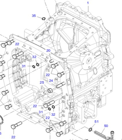 Fendt 930 933 936 939 942 Vario Gen 6 Obudowa Sprzęgła CZĘŚCI H218PP0101011 - Clutch and parts for Farm tractor: picture 1 Fendt 930 933 936 939 942 Vario Gen 6 Obudowa Sprzęgła CZĘŚCI H218PP0101011 - Clutch and parts for Farm tractor: picture 1