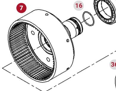 Fendt 930 933 936 939 942 Vario Gen 6 Obudowa Sprzęgła WOM CZĘŚCI 931150200511 - Clutch and parts for Farm tractor: picture 1 Fendt 930 933 936 939 942 Vario Gen 6 Obudowa Sprzęgła WOM CZĘŚCI 931150200511 - Clutch and parts for Farm tractor: picture 1