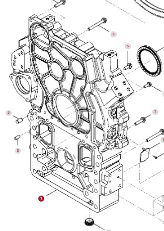 Fendt 936 Gen 7 Silnik D1556LE523 Osłona Obudowa Koła Zamachowego H218PF150075A - Flywheel for Farm tractor: picture 1 Fendt 936 Gen 7 Silnik D1556LE523 Osłona Obudowa Koła Zamachowego H218PF150075A - Flywheel for Farm tractor: picture 1
