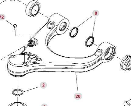 Fendt Vario 1038 1042 1046 1050 GEN 3 Wahacz Kompletny Lewy Lewa Strona F530300051100 - Suspension for Agricultural machinery: picture 1 Fendt Vario 1038 1042 1046 1050 GEN 3 Wahacz Kompletny Lewy Lewa Strona F530300051100 - Suspension for Agricultural machinery: picture 1