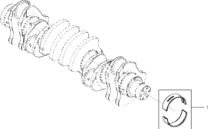 John Deere 9470RX - Zestaw łoźyska RE531767 (Silnik) - Engine bearing for Agricultural machinery: picture 1 John Deere 9470RX - Zestaw łoźyska RE531767 (Silnik) - Engine bearing for Agricultural machinery: picture 1