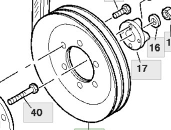John Deere 9780CTS 9780HM 9780 CTS Koło Prowadzące H161415 CZĘŚCI - Slewing ring for Agricultural machinery: picture 1 John Deere 9780CTS 9780HM 9780 CTS Koło Prowadzące H161415 CZĘŚCI - Slewing ring for Agricultural machinery: picture 1