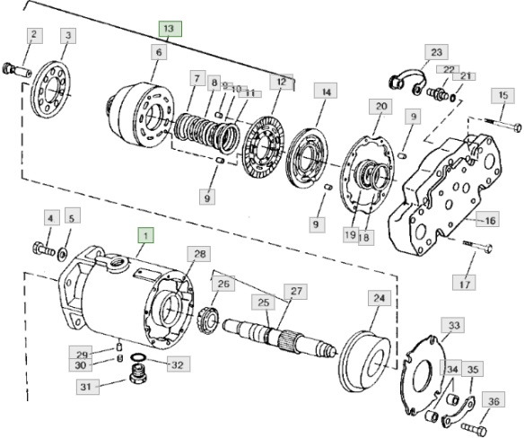 John Deere CTS 9600 - hydrostat silnik hydrostatyczny - Hydraulic motor for Agricultural machinery: picture 1 John Deere CTS 9600 - hydrostat silnik hydrostatyczny - Hydraulic motor for Agricultural machinery: picture 1