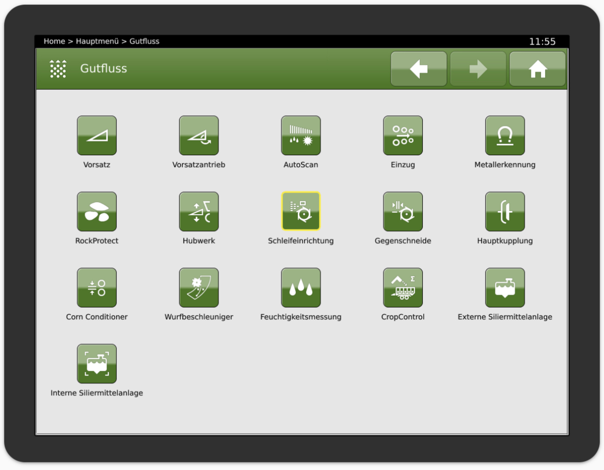Krone BigX 780 Terminal X-Touch 12 - Dashboard for Agricultural machinery: picture 4 Krone BigX 780 Terminal X-Touch 12 - Dashboard for Agricultural machinery: picture 4