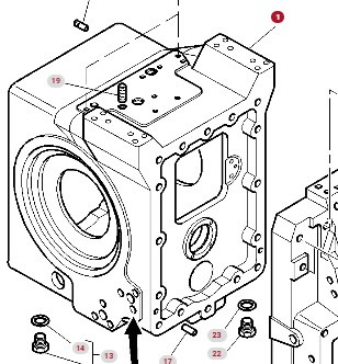 Massey Ferguson 6497 6499 Obudowa Tylnego Mostu 3794374M2 - Axle and parts for Agricultural machinery: picture 1 Massey Ferguson 6497 6499 Obudowa Tylnego Mostu 3794374M2 - Axle and parts for Agricultural machinery: picture 1