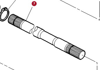 Massey Ferguson 6497 6499 Wał Odbioru Mocy WOM 3790868M1 - Drive shaft for Agricultural machinery: picture 1 Massey Ferguson 6497 6499 Wał Odbioru Mocy WOM 3790868M1 - Drive shaft for Agricultural machinery: picture 1