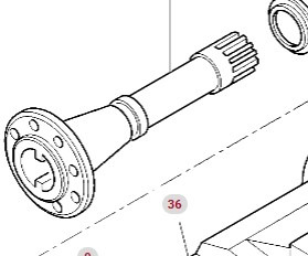Massey Ferguson 7718S 7718 S 1804A DYNA 6 Wał Zwolnicy Osi Tylnej CZĘŚCI 4314512M1 - Final drive for Agricultural machinery: picture 1 Massey Ferguson 7718S 7718 S 1804A DYNA 6 Wał Zwolnicy Osi Tylnej CZĘŚCI 4314512M1 - Final drive for Agricultural machinery: picture 1
